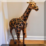 D32. Leather giraffe. 